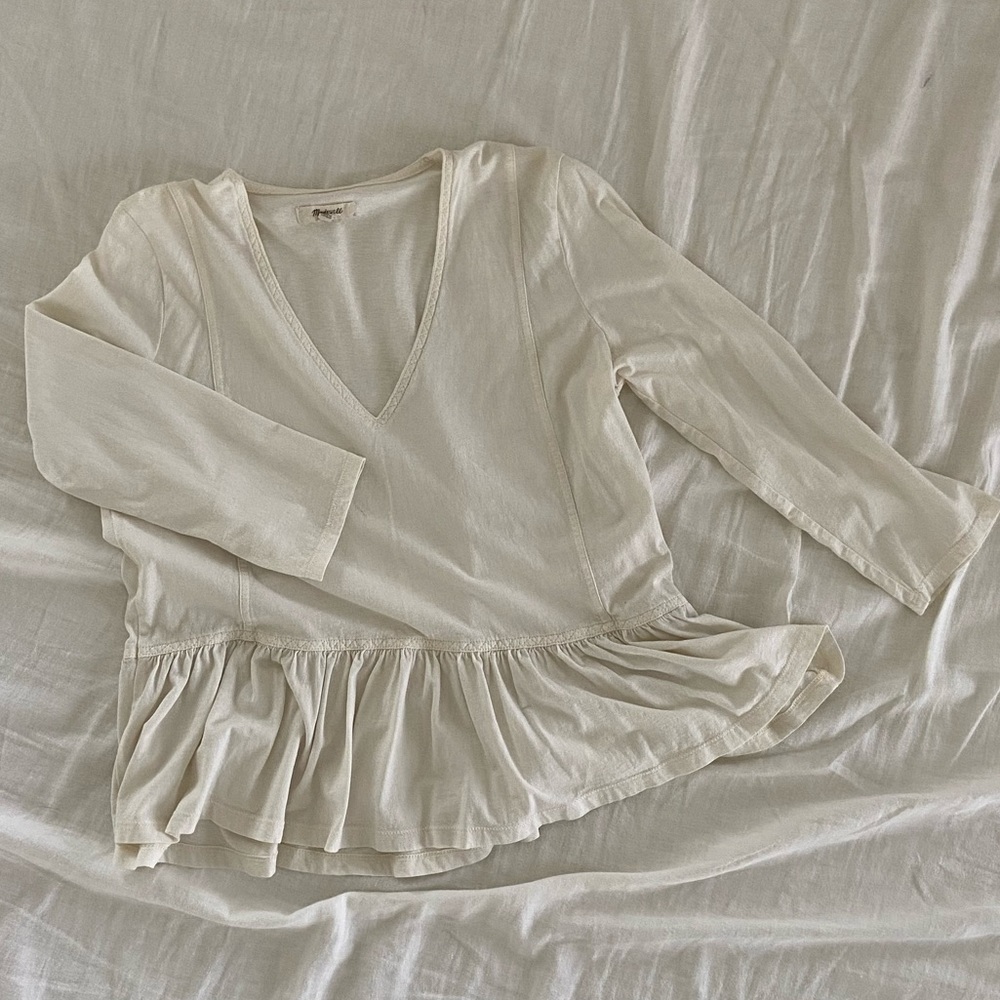 Madewell Peplum Top